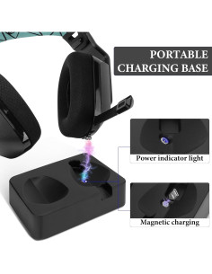 Soporte de Carga Geekria para Auriculares Logitech G733 - Base Magnética 3D 2
