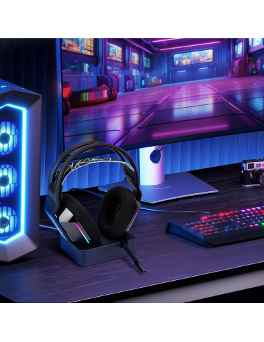 Soporte de Carga Geekria para Auriculares Logitech G733 - Base Magnética 3D