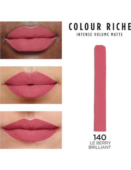 L'Oreal Paris Colour Riche Labial Mate 1.7g - Le Berry Brilliant L'Oreal Paris Colour Riche Labial Mate 1.7g - Le Berry Brilliant