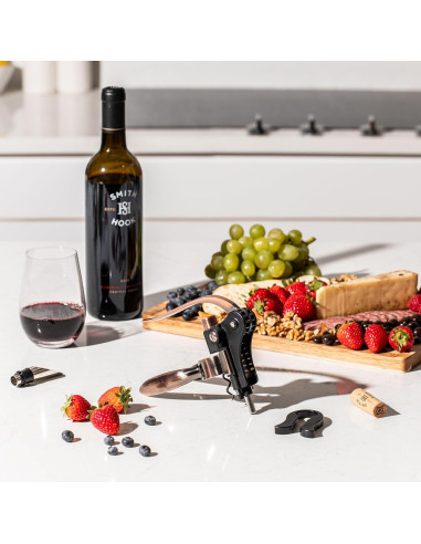 Juego de Sacacorchos de Vino Quantum Lux 9 Piezas Bronce Mate
