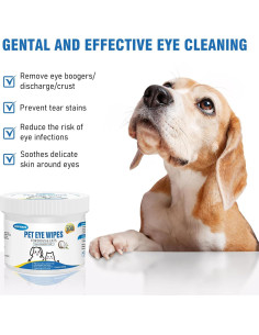 Toallitas para Ojos de Mascotas Kopmath 100 Unidades Aroma Coco 2