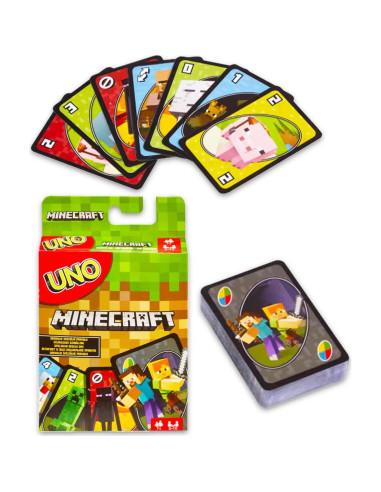 Juego de Cartas UNO Videojuegos - Minecraft, Mario, TMNT