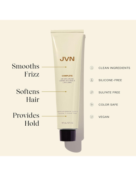 Crema Estilizar Cabello JVN 148 ml - Sin Calor, Hidratante Crema Estilizar Cabello JVN 148 ml - Sin Calor, Hidratante