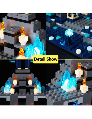 Kit de Luz LED Kyglaring para Lego Minecraft 21246