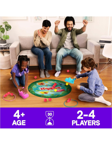 Juego Gigante Hippos Hambrientos Spin Master para 2-4 Jugadores Juego Gigante Hippos Hambrientos Spin Master para 2-4 Jugadores