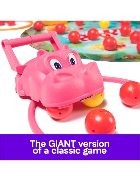 Juego Gigante Hippos Hambrientos Spin Master para 2-4 Jugadores Juego Gigante Hippos Hambrientos Spin Master para 2-4 Jugadores