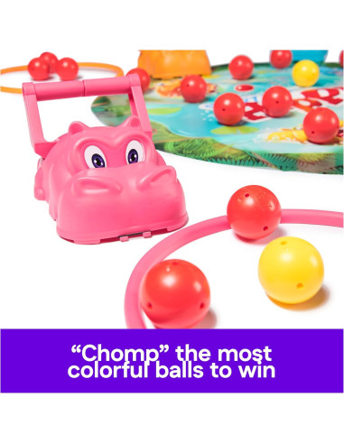 Juego Gigante Hippos Hambrientos Spin Master para 2-4 Jugadores