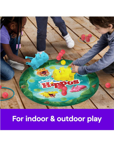 Juego Gigante Hippos Hambrientos Spin Master para 2-4 Jugadores
