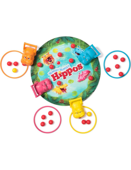Juego Gigante Hippos Hambrientos Spin Master para 2-4 Jugadores Juego Gigante Hippos Hambrientos Spin Master para 2-4 Jugadores