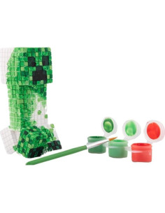 Set de Pintura DIY Minecraft - Figuras Creeper y Lobo 2