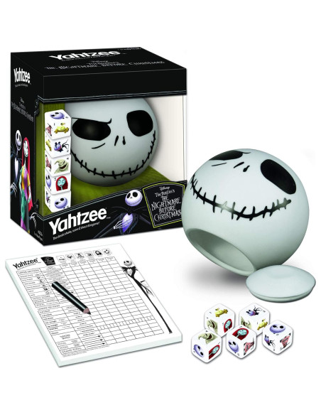 Juego de Dados Yahtzee Disney El Extraño Mundo de Jack Juego de Dados Yahtzee Disney El Extraño Mundo de Jack