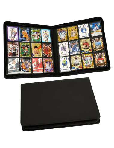 Carpeta de Cartas SKYHJK Negra para 480 Cartas - 20 Páginas