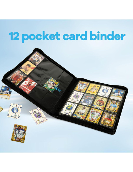Carpeta de Cartas SKYHJK Negra para 480 Cartas - 20 Páginas Carpeta de Cartas SKYHJK Negra para 480 Cartas - 20 Páginas