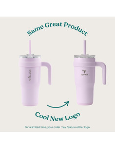 Vaso de Acero Inoxidable REDUCE 24 oz con Asa y Popote 2