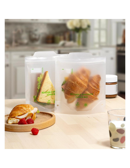 Bolsas 24/7 Reutilizables para Almacenamiento de Comida 8 Pzas Bolsas 24/7 Reutilizables para Almacenamiento de Comida 8 Pzas