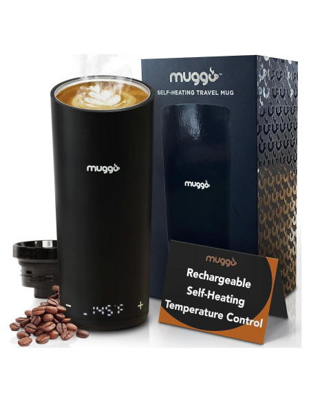 Taza de Café Autocalentable Muggo V10 12 oz USB-C Taza de Café Autocalentable Muggo V10 12 oz USB-C