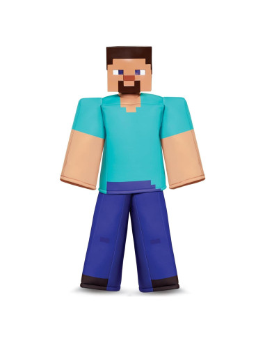 Disfraz de Steve Minecraft Disguise para Niños 4-6 Años