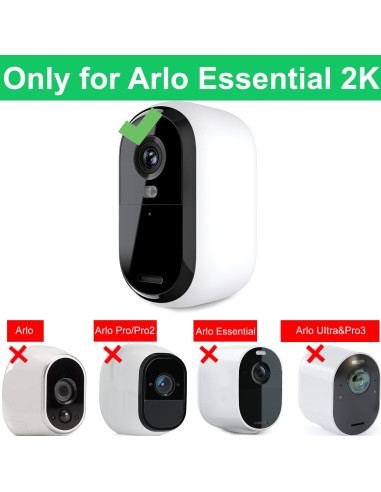 iTODOS 2 Pack Cable de Poder 6m y Adaptador para Arlo Essential 2K