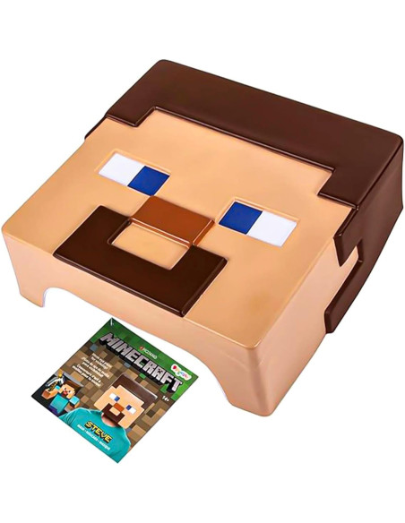 Máscara de Adulto Minecraft Steve Disguise 28x28 cm ABS Máscara de Adulto Minecraft Steve Disguise 28x28 cm ABS