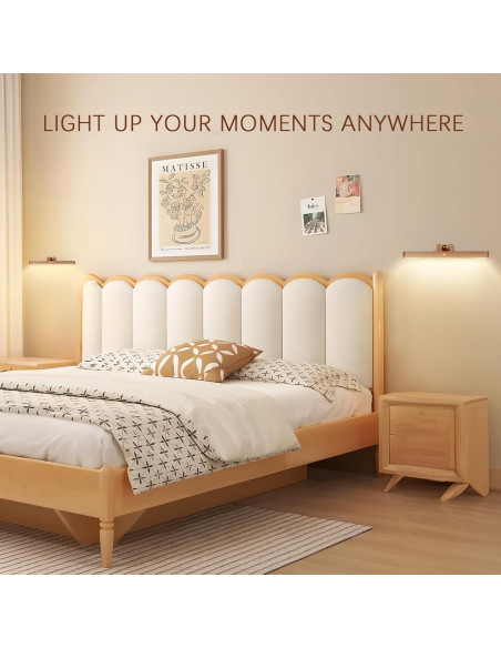 Luz de Pared LED Dimmable HBGFHG Magnética 360 Recargable Luz de Pared LED Dimmable HBGFHG Magnética 360 Recargable