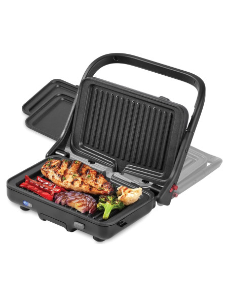 Grill y Plancha DASH Flex Press 1000W - Placas Removibles Hierro Forjado Grill y Plancha DASH Flex Press 1000W - Placas Removibles Hierro Forjado