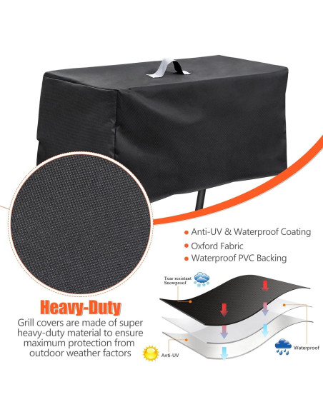 Cubierta y Bolsa de Transporte QuliMetal para Estufa Camp Chef 2 Quemadores Cubierta y Bolsa de Transporte QuliMetal para Estufa Camp Chef 2 Quemadores