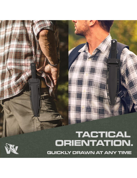 Cuchillo de Caza Odenwolf W-Catcher 22.86 cm Doble Filo Cuchillo de Caza Odenwolf W-Catcher 22.86 cm Doble Filo