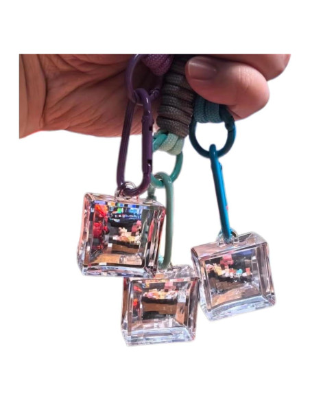 Llavero Lente Pixel Retro con Lanyard - 3.48 cm - Regalo Ideal Llavero Lente Pixel Retro con Lanyard - 3.48 cm - Regalo Ideal