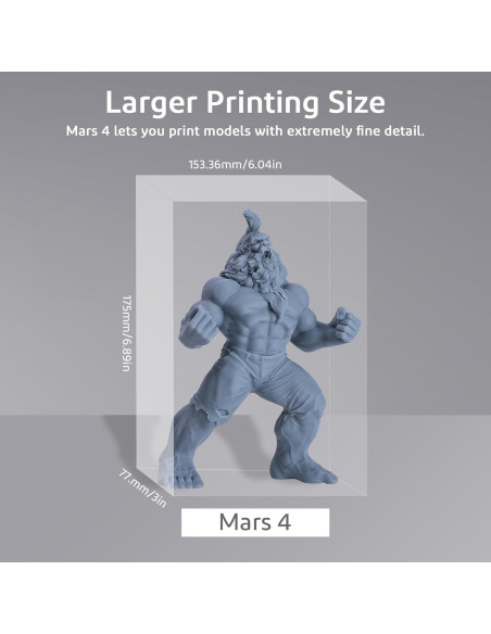 Impresora 3D de Resina ELEGOO Mars 4 MSLA 9K 7" LCD Impresora 3D de Resina ELEGOO Mars 4 MSLA 9K 7" LCD