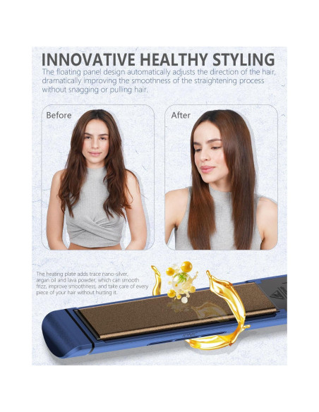 Plancha de Pelo KUSNCA V8 Cerámica Titanio 230-450F Plancha de Pelo KUSNCA V8 Cerámica Titanio 230-450F