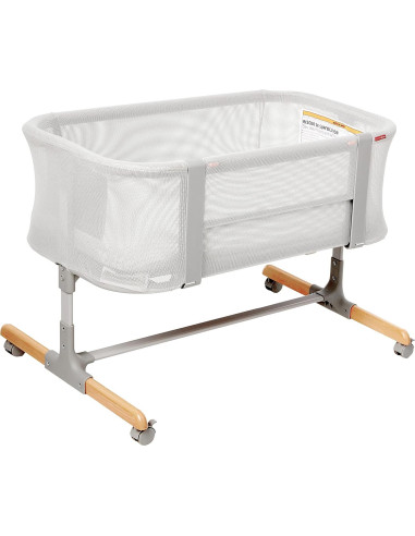 Cuna para Bebé Skip Hop 2-en-1 Lateral e Independiente Gris