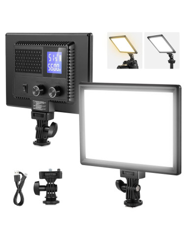 Panel de Luz LED Neewer 9" Dimmable 4000mAh 3200K-5600K