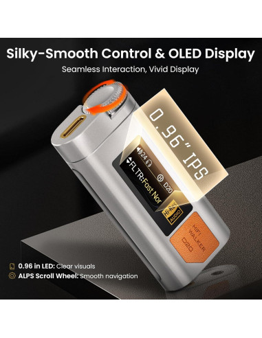Amplificador DAC Portátil HIFI WALKER D20 - USB Hi-Res 768kHz