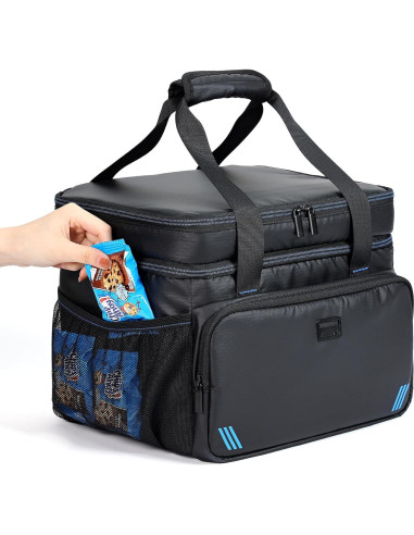 Bolsa Térmica ZEEMO 19L Aislada Impermeable Plegable Negra