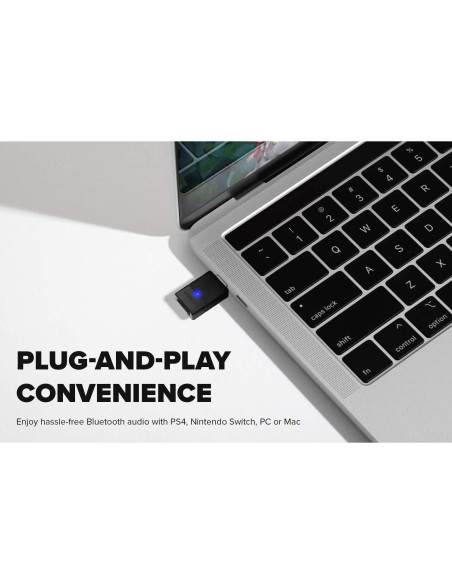 Transmisor de audio Bluetooth 5.0 Creative BT-W3 USB-C Transmisor de audio Bluetooth 5.0 Creative BT-W3 USB-C