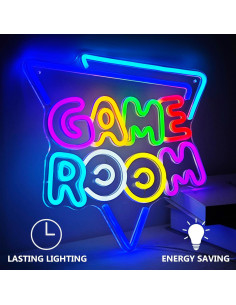 Luz de Neón LED Tokeneon para Sala de Juegos 33x31.75cm 2