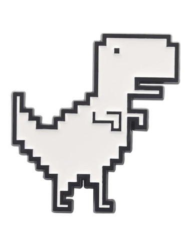 Pin de Esmalte Dinosaurio Pixel PUYA - Joyería Divertida 5cm