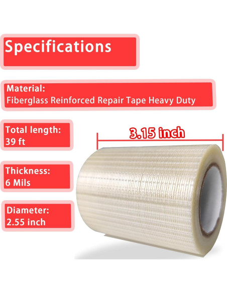 Cinta de Reparación Birllaid 8cm x 11.89m Impermeable Cinta de Reparación Birllaid 8cm x 11.89m Impermeable