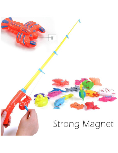 Juguete de Pesca Magnético CozyBomB - 2 Varas para Niños