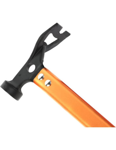 Martillo de Camping RIY 30.48 cm Acero Carbono Ligero Naranja