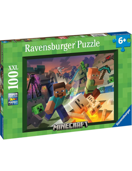Rompecabezas Ravensburger Monster Minecraft 100 Piezas XXL Rompecabezas Ravensburger Monster Minecraft 100 Piezas XXL