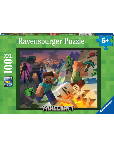 Rompecabezas Ravensburger Monster Minecraft 100 Piezas XXL Rompecabezas Ravensburger Monster Minecraft 100 Piezas XXL