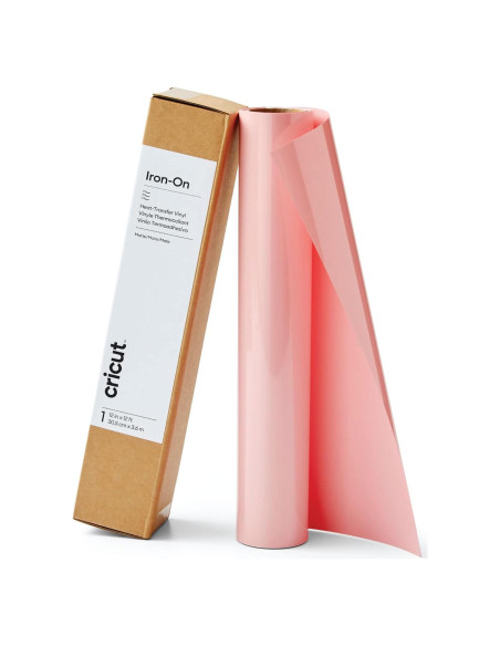 Vinilo Transferible Cricut Rosa 30.5 cm x 3.6 m 100% Poliester Vinilo Transferible Cricut Rosa 30.5 cm x 3.6 m 100% Poliester