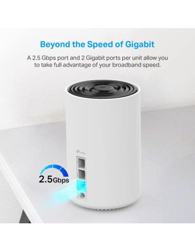 Sistema Mesh WiFi 6E TP-Link Deco XE75 Pro - 2 unidades