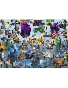 Rompecabezas Ravensburger Minecraft Mobs 1000 Piezas 70x50cm 2