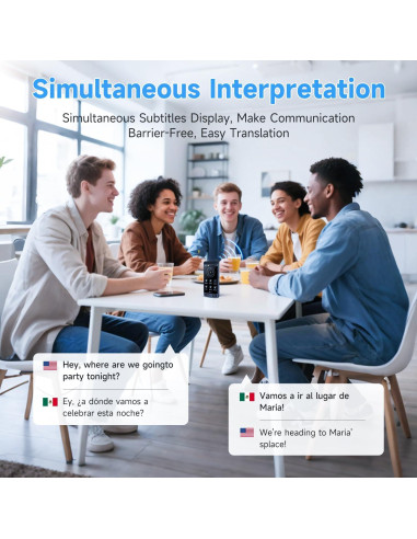 Traductor de Idiomas D21 - Voz y Fotografía, 142 Idiomas