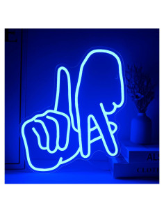 Luz de neón LED regulable Gevbay LA 38.1x32.5 cm