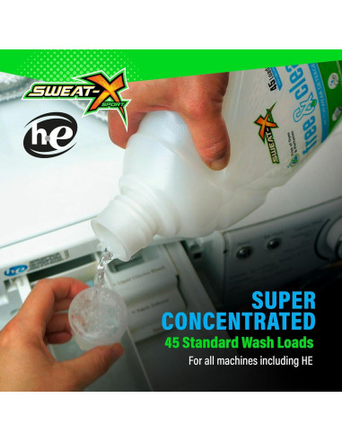 Detergente para Ropa Deportiva Sweat X 1.32L Hipoalergénico