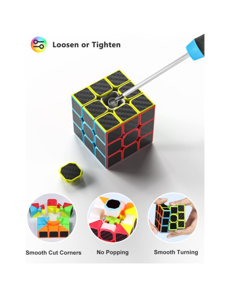 Conjunto de Cubos de Velocidad Vdealen 2x2 3x3 Pirámide Conjunto de Cubos de Velocidad Vdealen 2x2 3x3 Pirámide