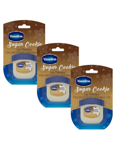Vaselina Balsamo Labial Hidratante Galleta de Azúcar - Mini 3 Pzs